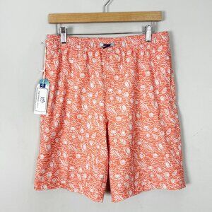 NEW Southern Tide Orange Swim Suit Trunks Shorts Size youth Boys XL (16)